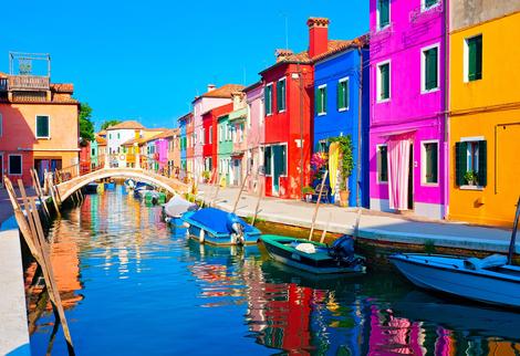 farbenfrohs Burano in der Lagune von Venedig