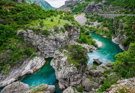 unberührte Landschaft in Montenegro