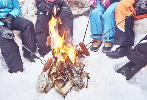 Auszeit am Lagerfeuer
