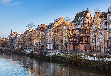 Blick auf Strasbourg