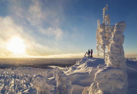 Blick vom Fjell bei Iso-Syöte