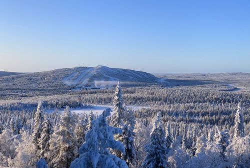 Winterparadies am Syöte-Nationalpark