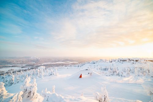 Winterparadies am Syöte-Nationalpark