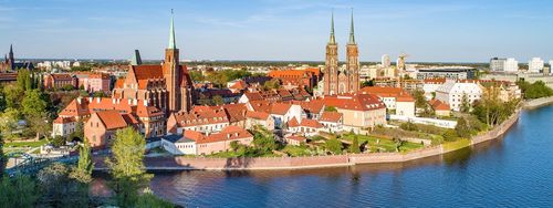 Frühling entlang der Weichsel